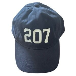 Rogue Life Maine 207 Navy Blue Cotton Adjustable Baseball Cap Dad Hat Port